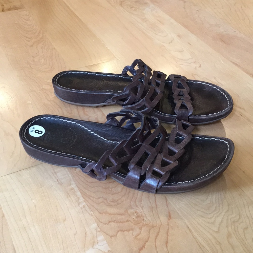 Timberland Leather Slides Sandels